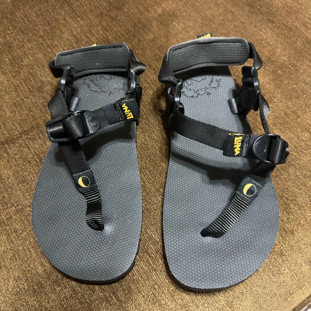 Luna Sandals Middle Bear Winged Edition Vibram Megagrip Size: M 4.5, W 6.5 -NWOT